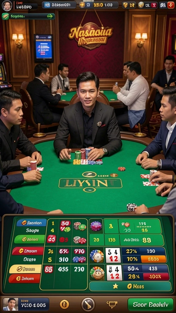 Interaksi sosial antar pemain di 666I.
