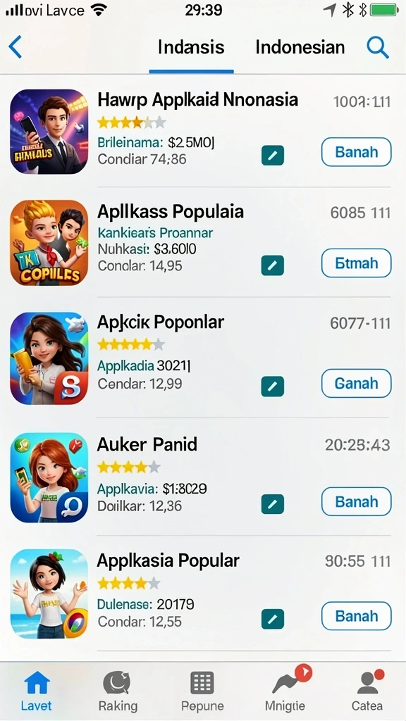 Screenshot fitur permainan dengan tema menarik.
