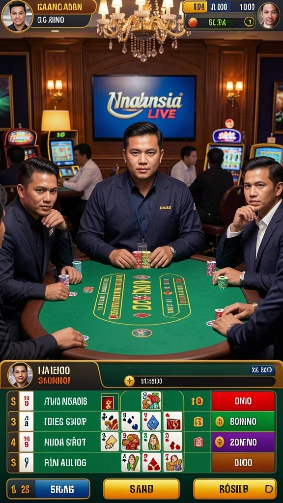 Fitur interaksi sosial untuk bermain bersama teman.