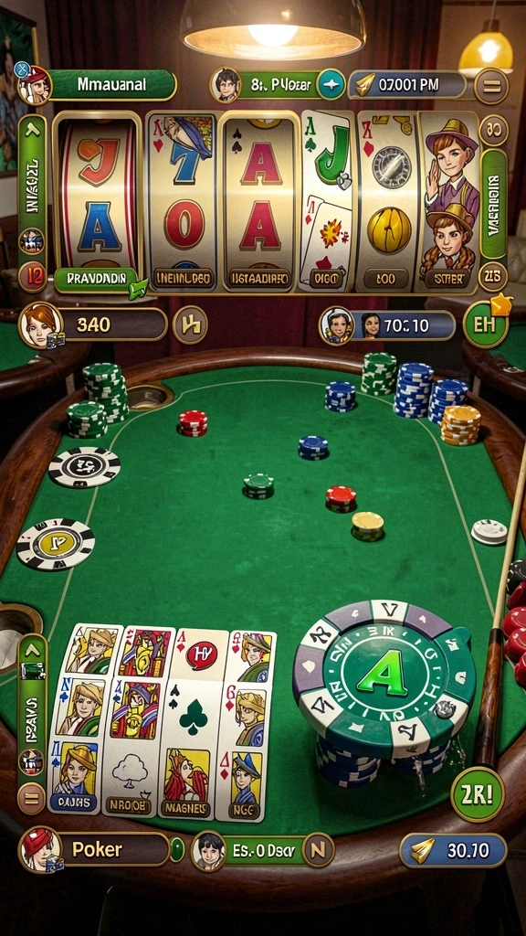 Tangkapan layar menunjukkan pertempuran epik di dalam game.