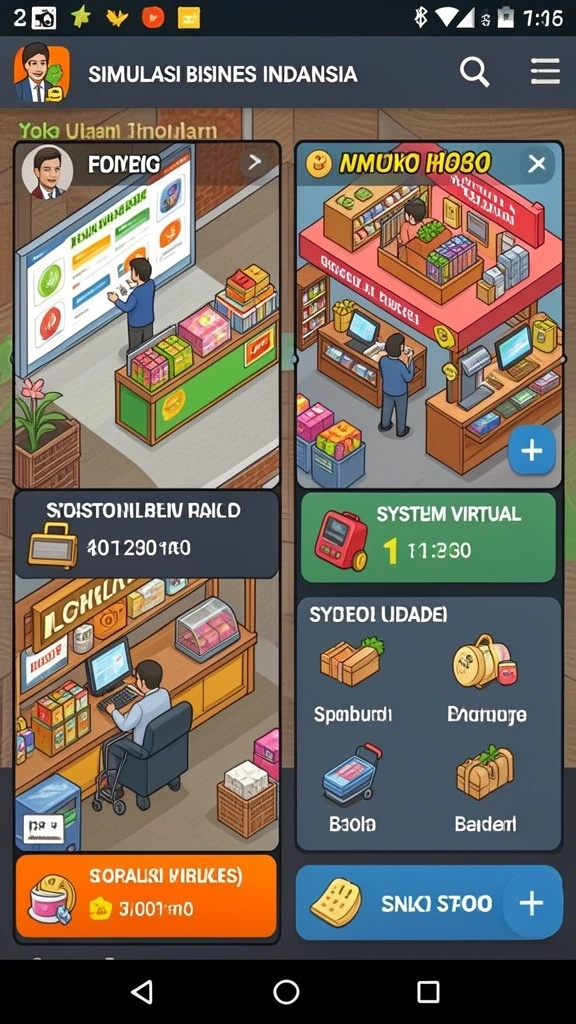 Karakter unik yang dapat dipilih untuk memainkan game.
