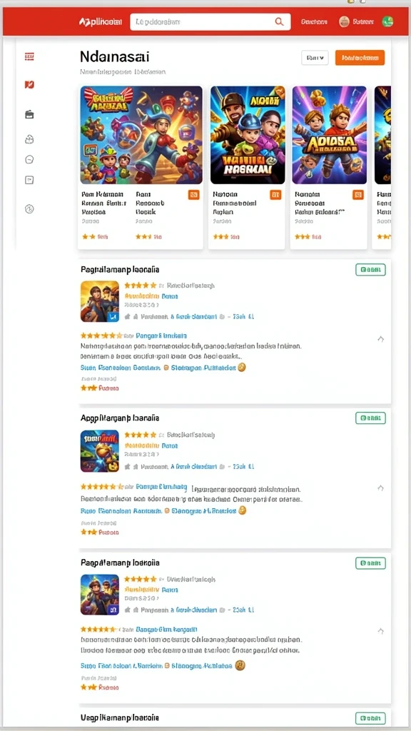 Screenshot menggambarkan interaksi sosial antar pemain di aplikasi.