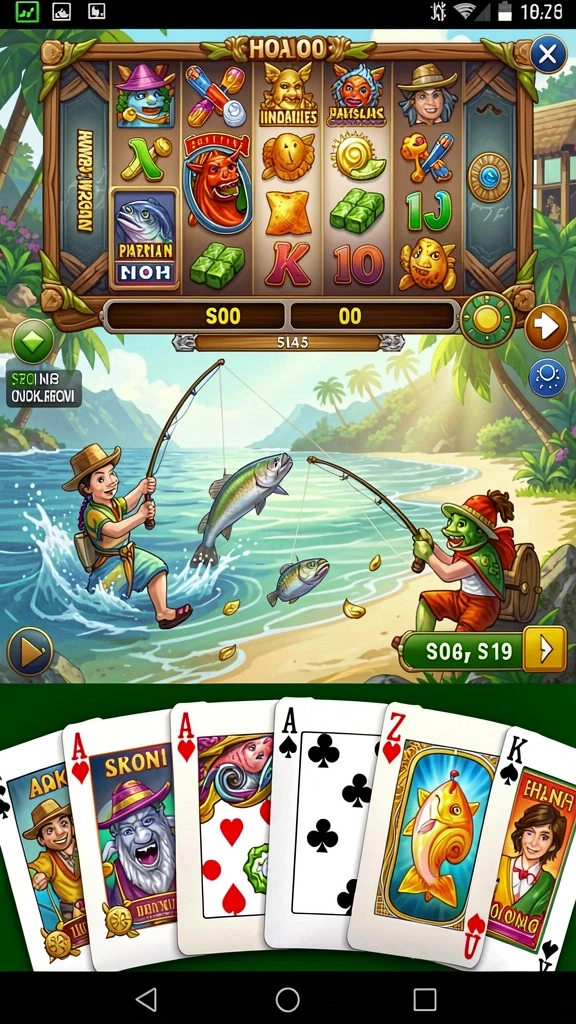 Screenshot menunjukkan antarmuka pengguna yang ramah dan menarik.