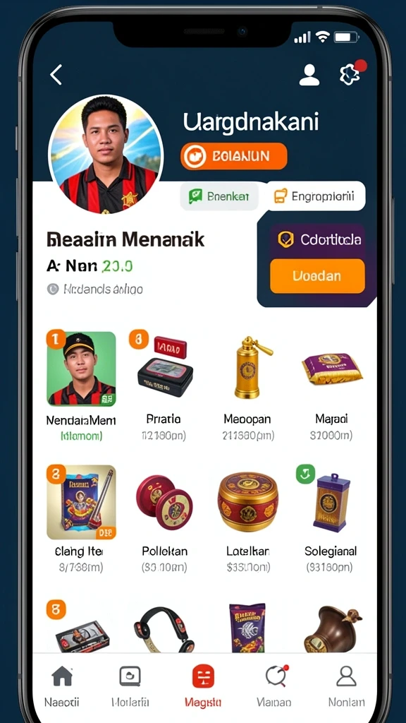 Tampilan antarmuka yang intuitif dan menarik.
