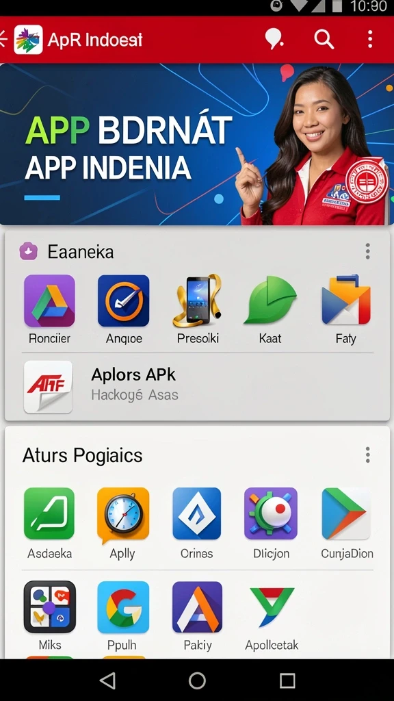 Tampilan antarmuka yang menarik dan bersih.