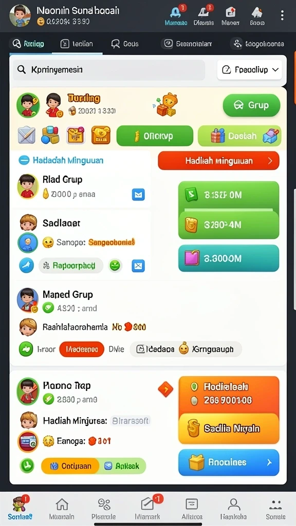 Screenshot menunjukkan tampilan permainan yang menarik.