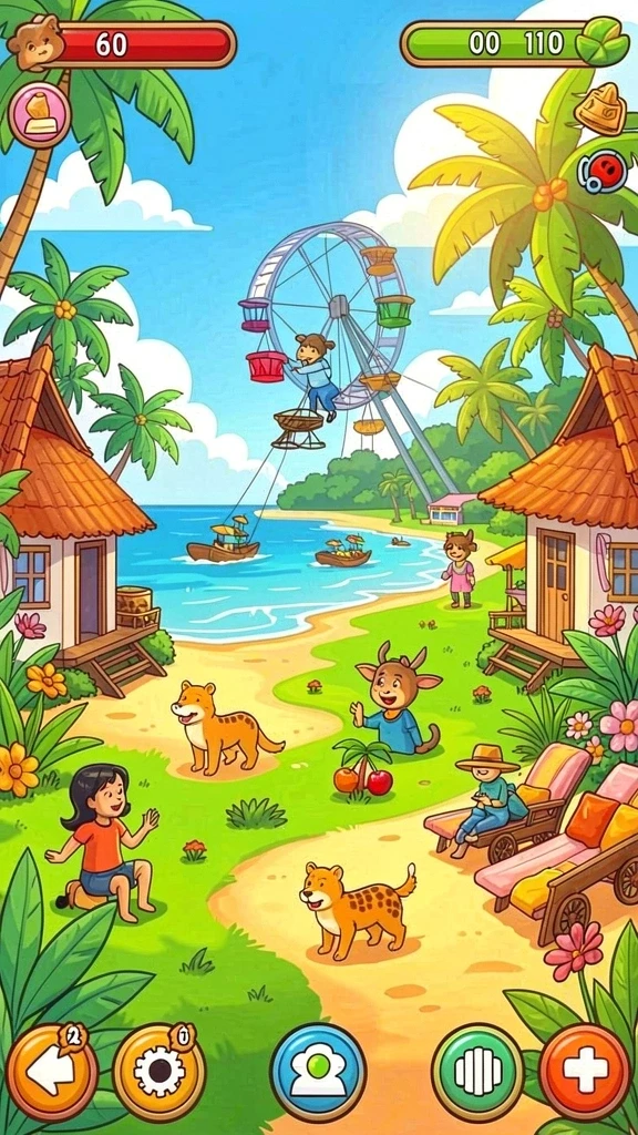 Tangkapan layar permainan dengan tampilan slot yang menarik.