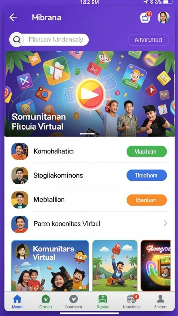 Beragam mode permainan yang menantang.