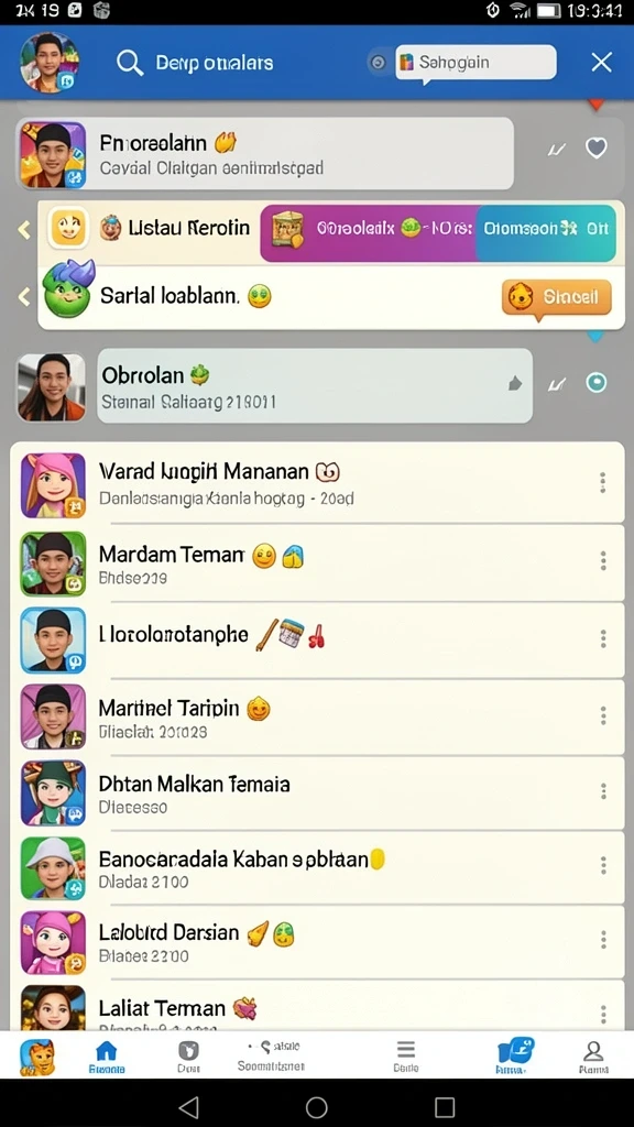Tampilan antarmuka yang intuitif dan menarik.