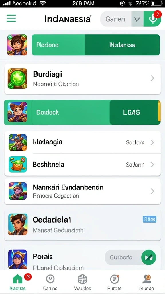 Tampilan antarmuka yang intuitif dan mudah digunakan.