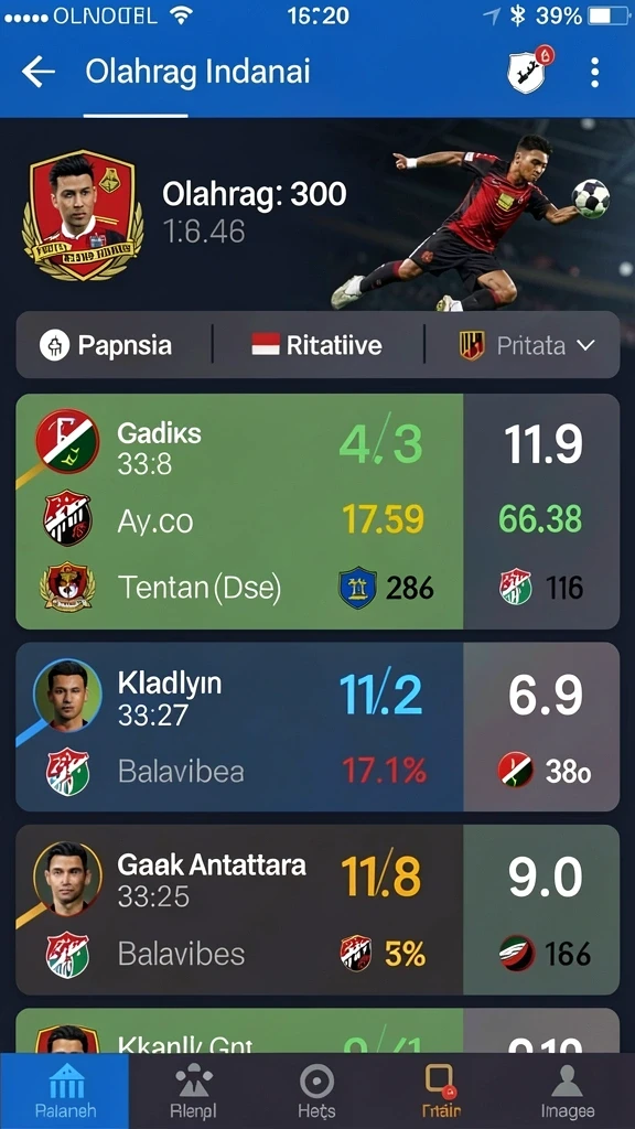 Tampilan utama aplikasi LENGKAP777 yang menawan.