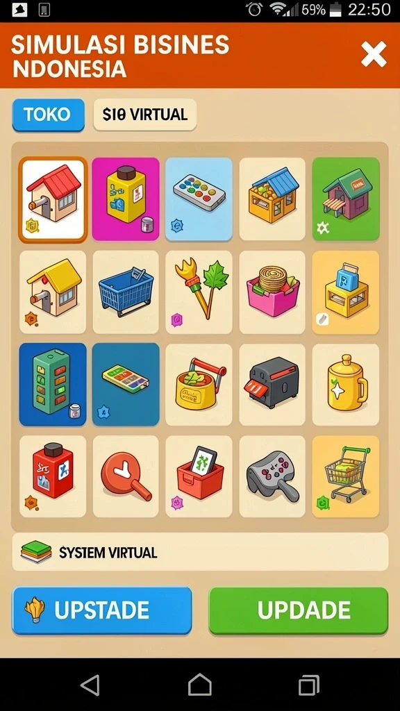 Menampilkan tampilan permainan slot yang menarik.
