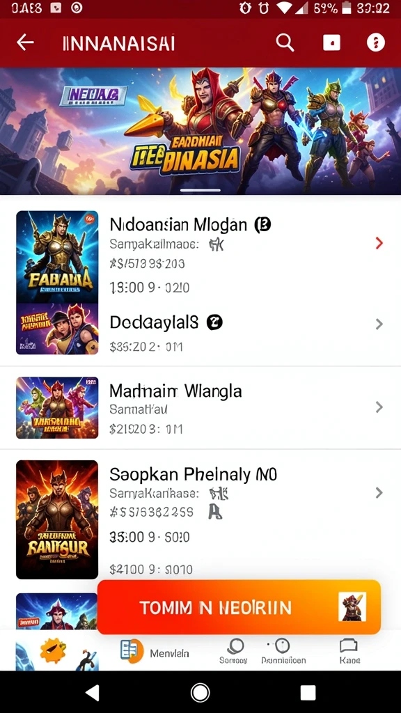 Beberapa pilihan permainan slot yang menarik.