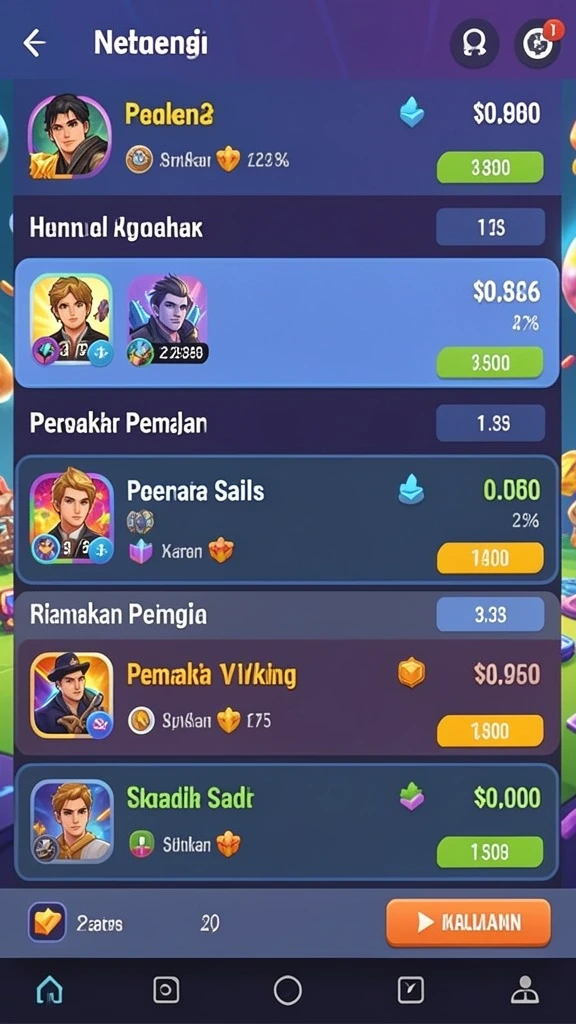 Tampilan antarmuka yang modern dan user-friendly.