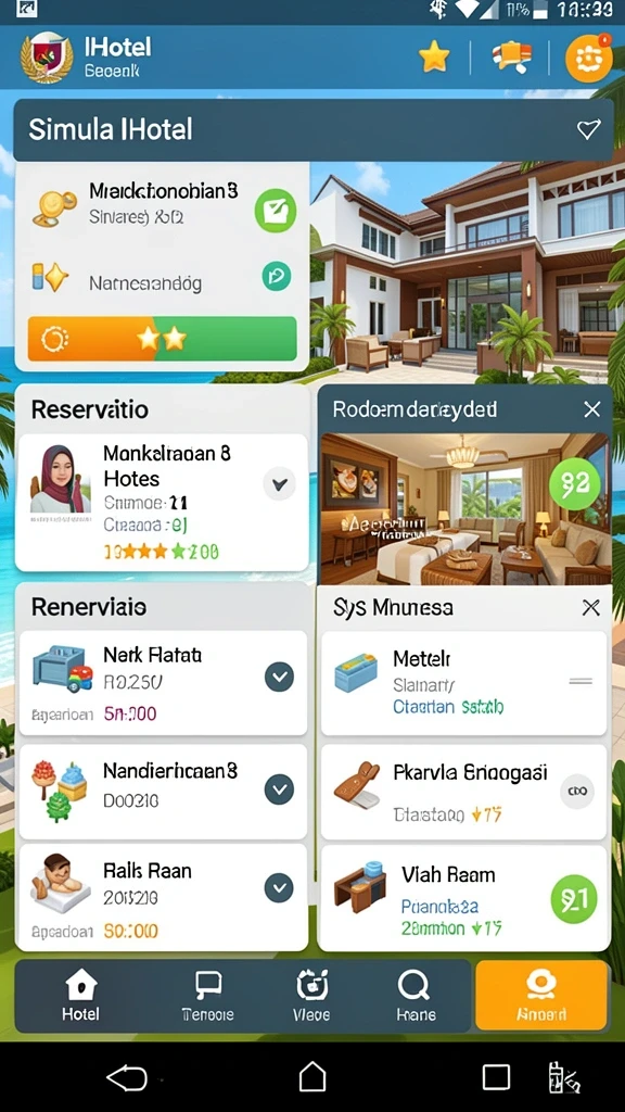 Gameplay yang seru dengan banyak tantangan.