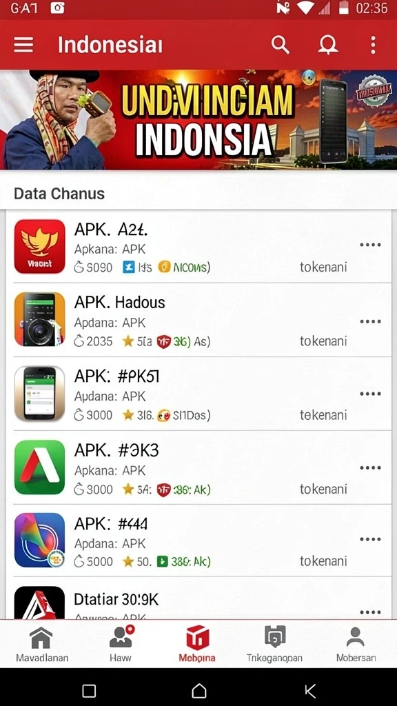 Menu permainan yang beragam dengan banyak pilihan slot.