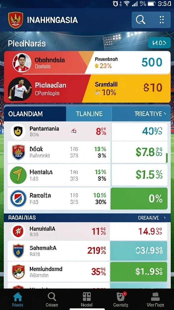 Screenshot menampilkan antarmuka utama permainan yang menarik.