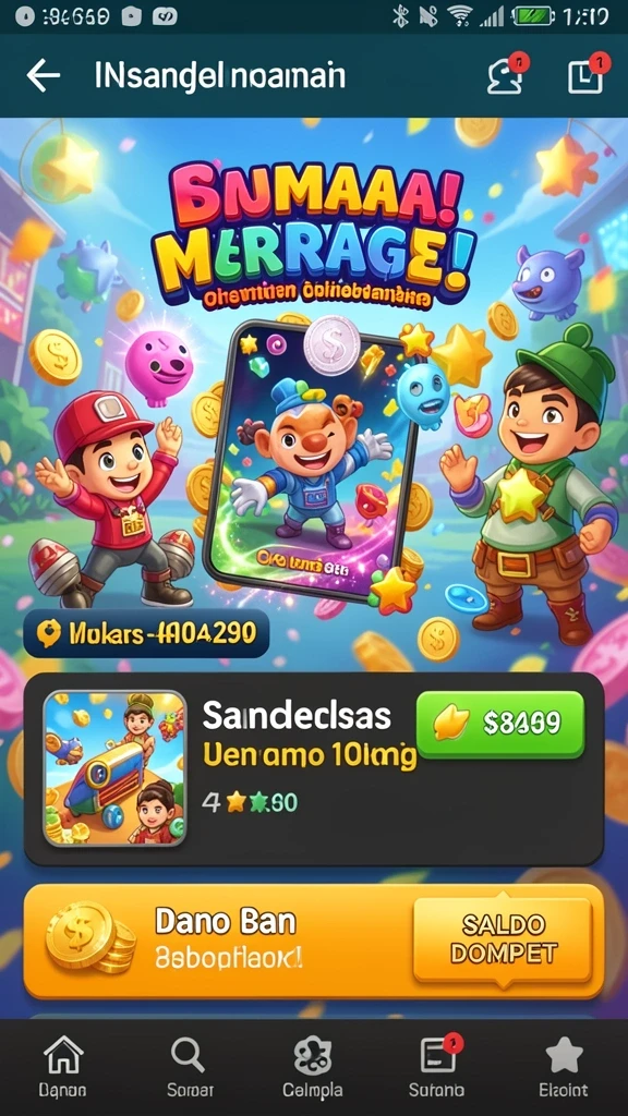 Ilustrasi level baru yang menantang dan menarik.