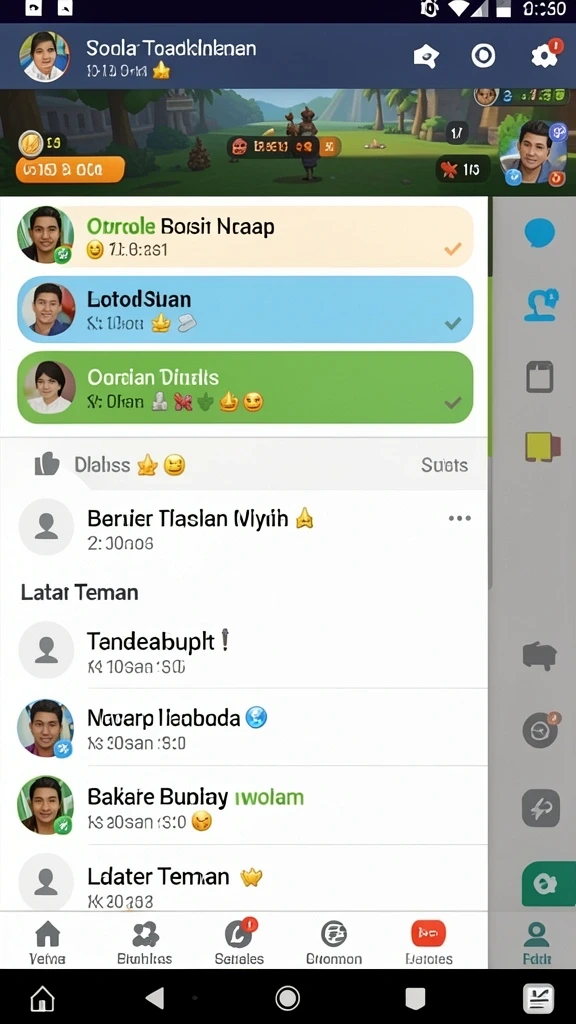 Karakter dengan kemampuan unik yang dapat diupgrade.