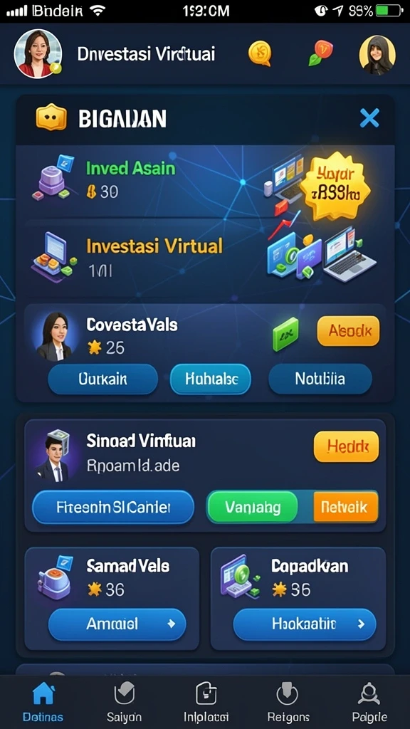 Tampilan antarmuka pengguna yang sederhana dan menarik.