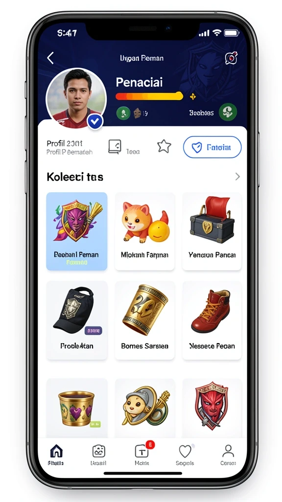 Tampilan antarmuka yang modern dan user-friendly.
