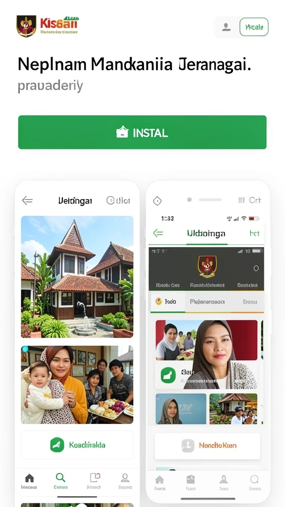Tampilan antarmuka yang menawan dan mudah dinavigasi.