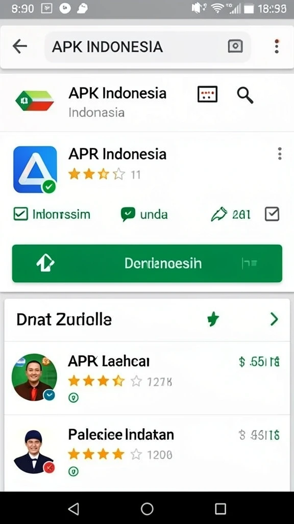 Menu utama dengan berbagai pilihan mode permainan.