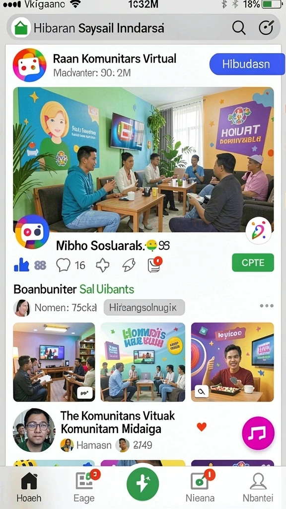 Tampilan antarmuka yang intuitif dan mudah dinavigasi.