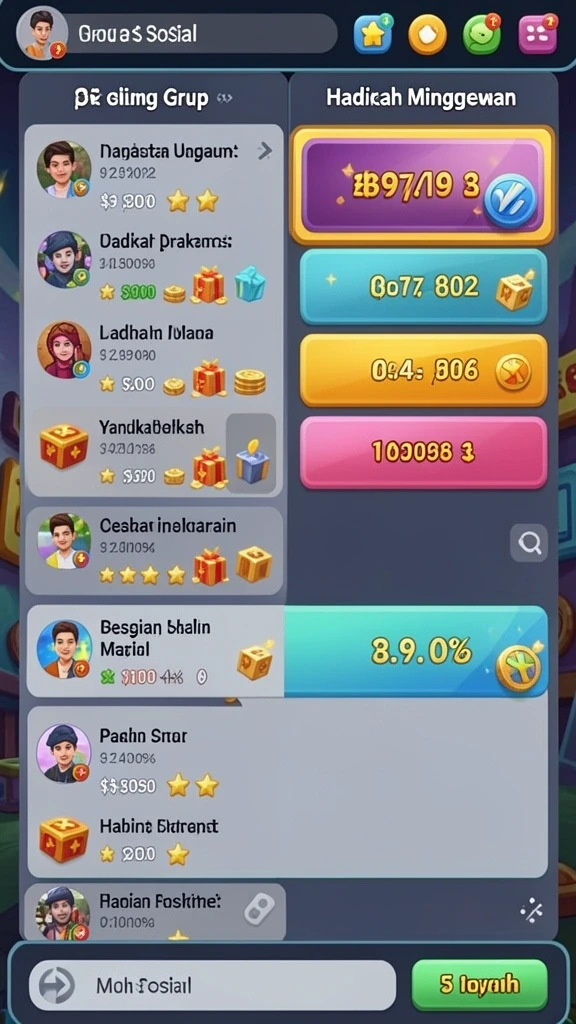 Tampilan antarmuka yang menarik dan mudah digunakan.