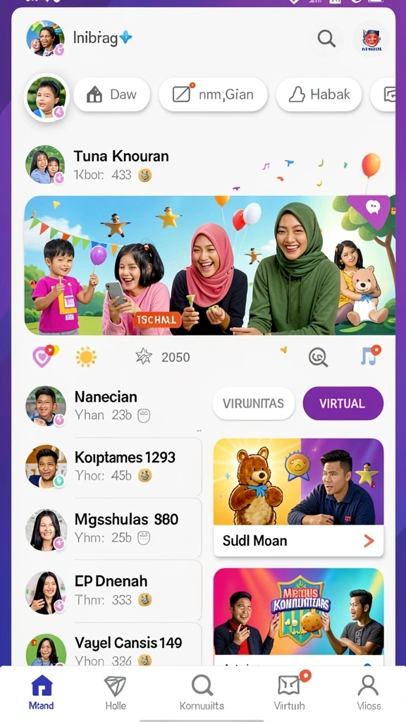 Beragam permainan menarik untuk semua jenis pemain.