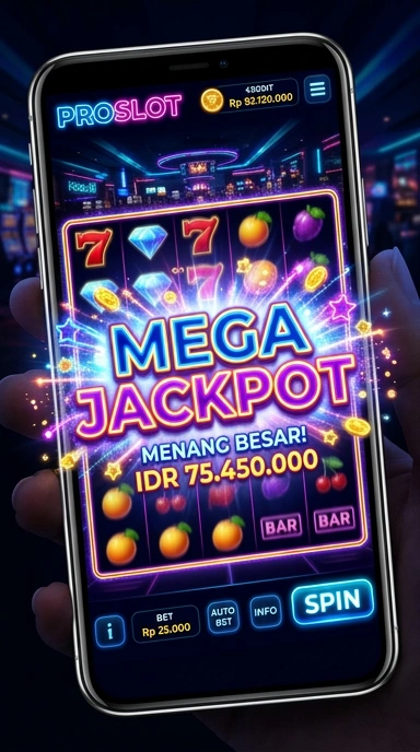 proslot — layar beranda